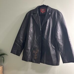 Vintage Marc Mattis black embroidered jacket READ